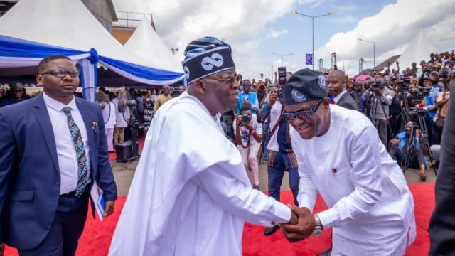 Tinubu shakes Wike