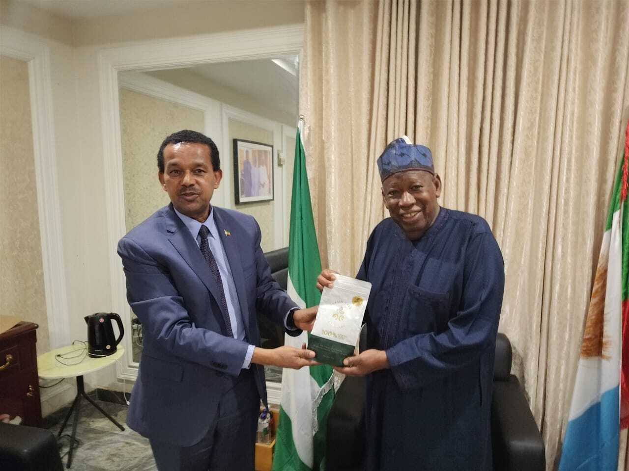Ethiopian envoy visits Ganduje, seeks aviation partnership with Nigeria