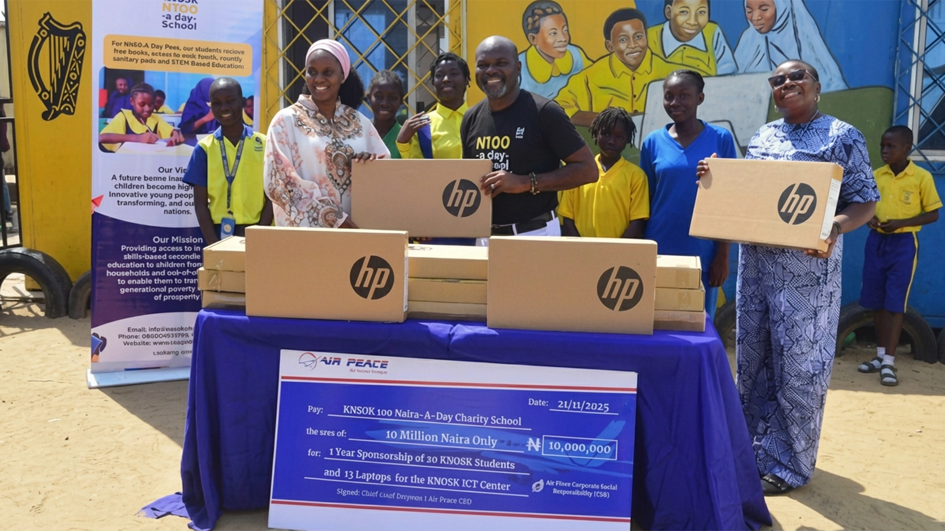 Air Peace donating N10 million to sponsor 20 students