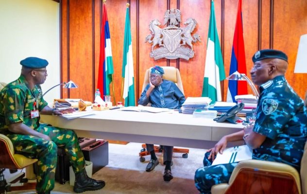 In pictures: Tinubu holds high-level security meeting amid rise in ...