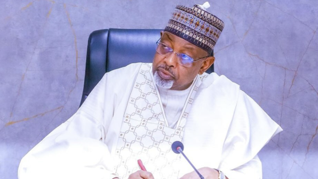 Minister of Agriculture and Food Security, Senator Abubakar Kyari