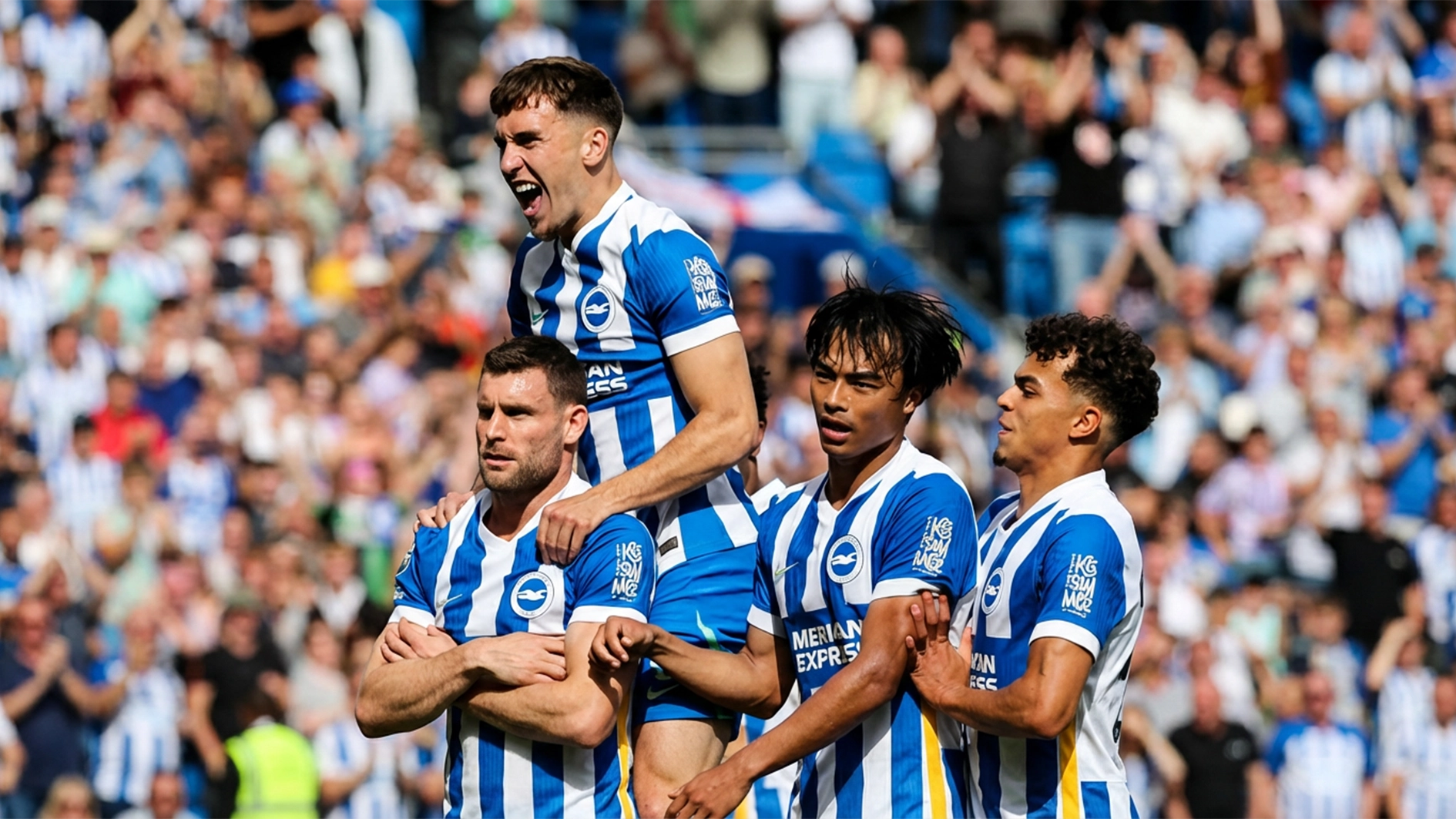 Brighton beat Manchester City 2-1 in a Premier League clash