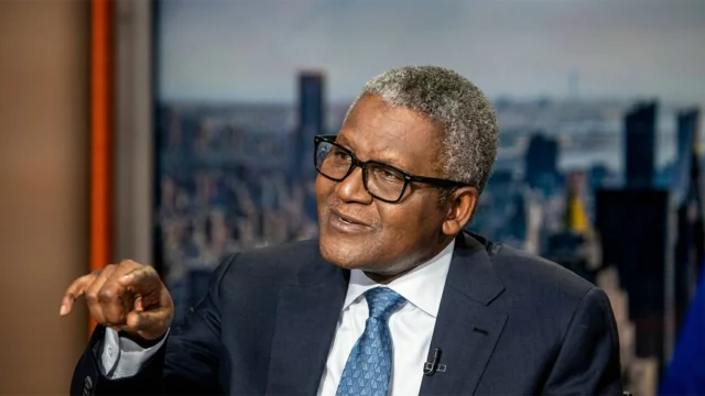 Business magnate and Chairman of the Dangote Group, Dr. Aliko Dangote