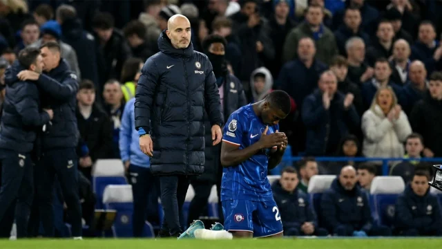 Chelsea’s Italian head coach Enzo Maresca and Chelsea’s