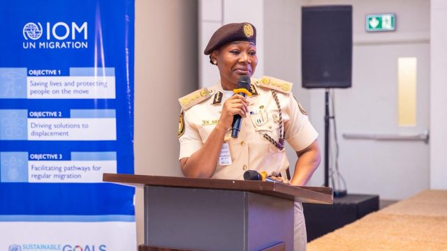 Comptroller General of the Nigeria Immigration Service (NIS), Kemi Nandap