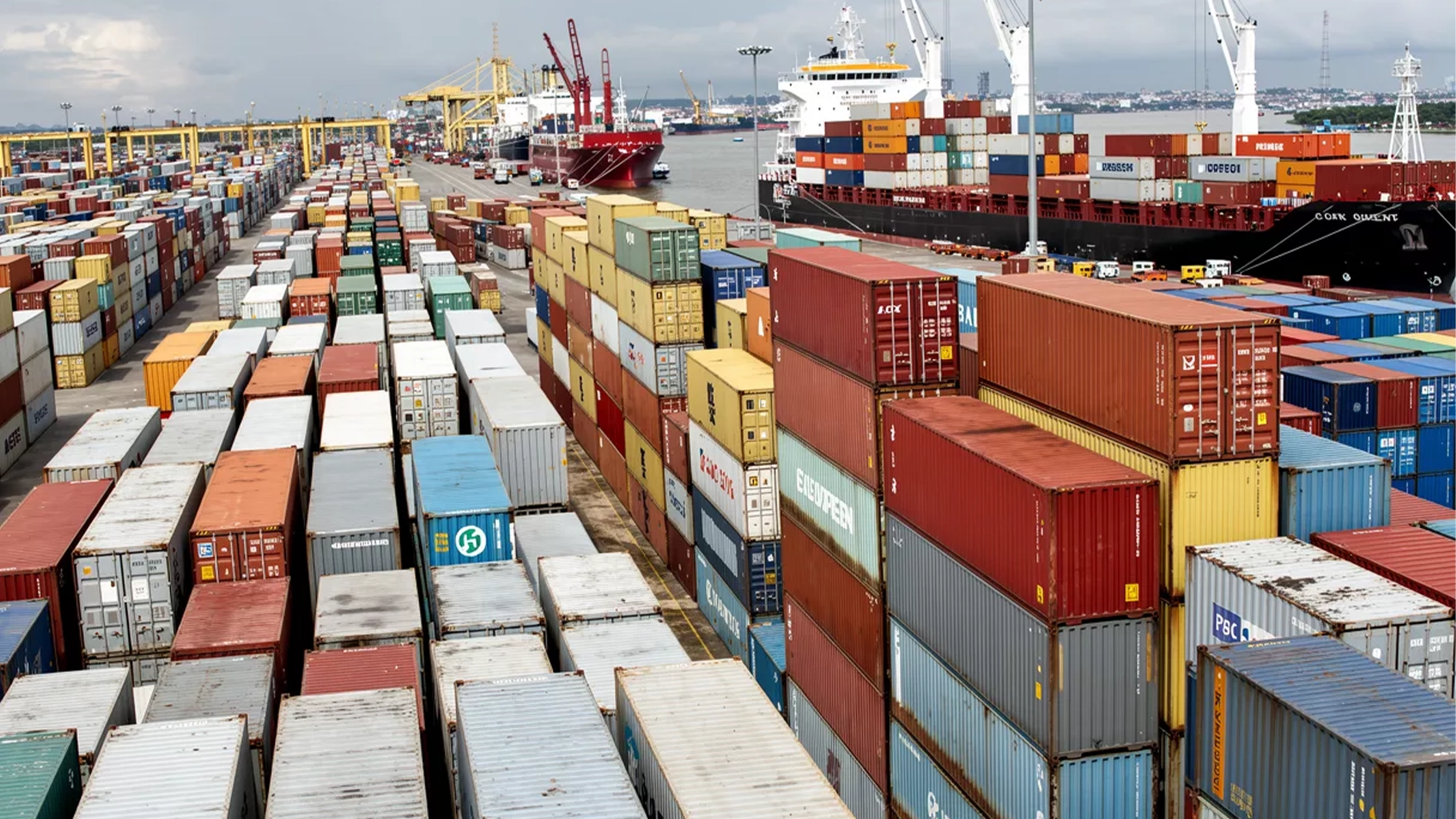 Containers at Apapa port