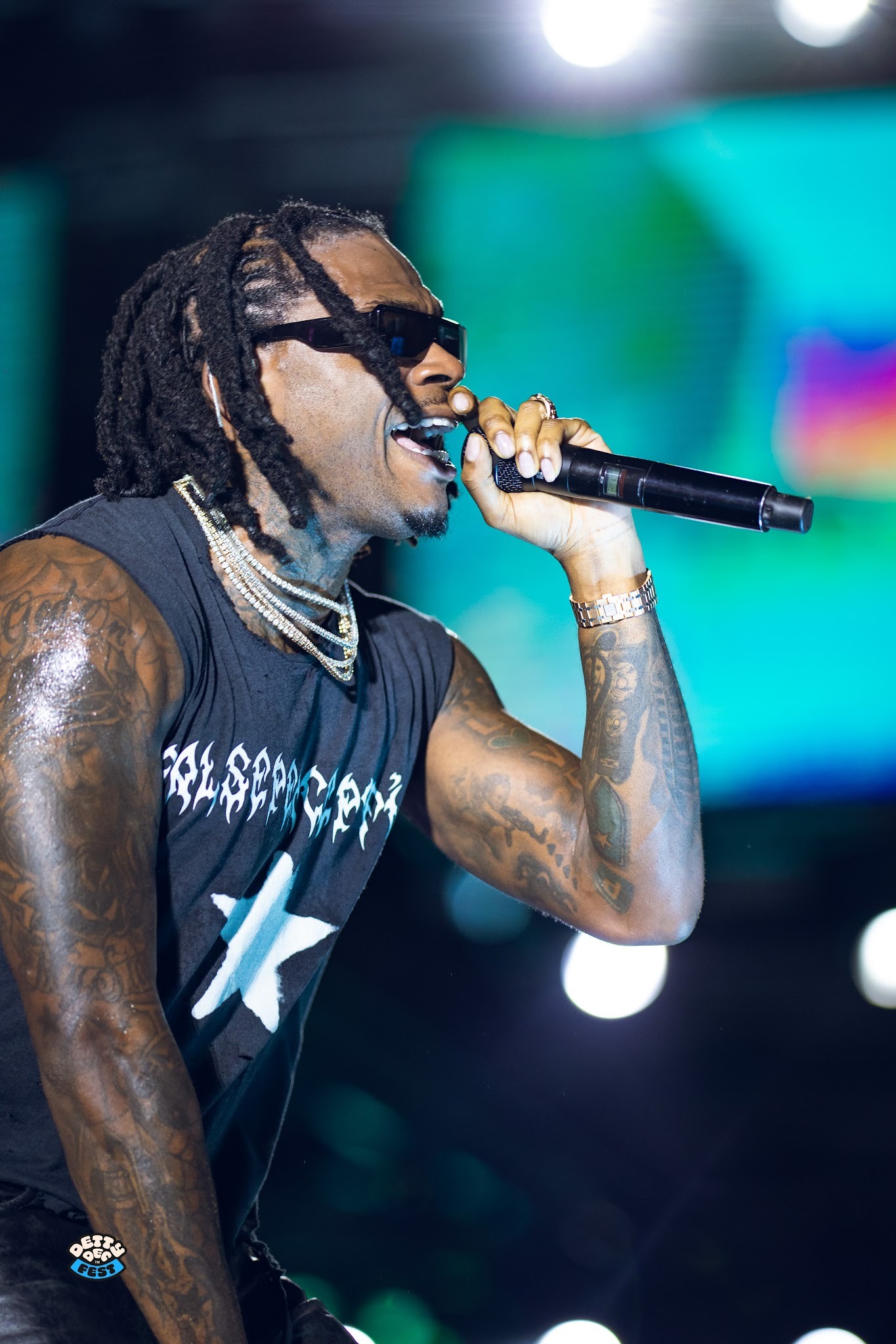 Gunna Performing Live at Detty December Fest