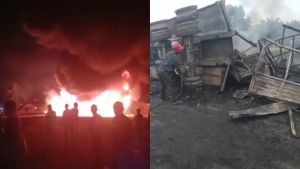 LASTMA announced a fatal tanker explosion involving a Mack Truck conveying diesel, which occurred in the early hours of today at the Oto-Ijanikin axis