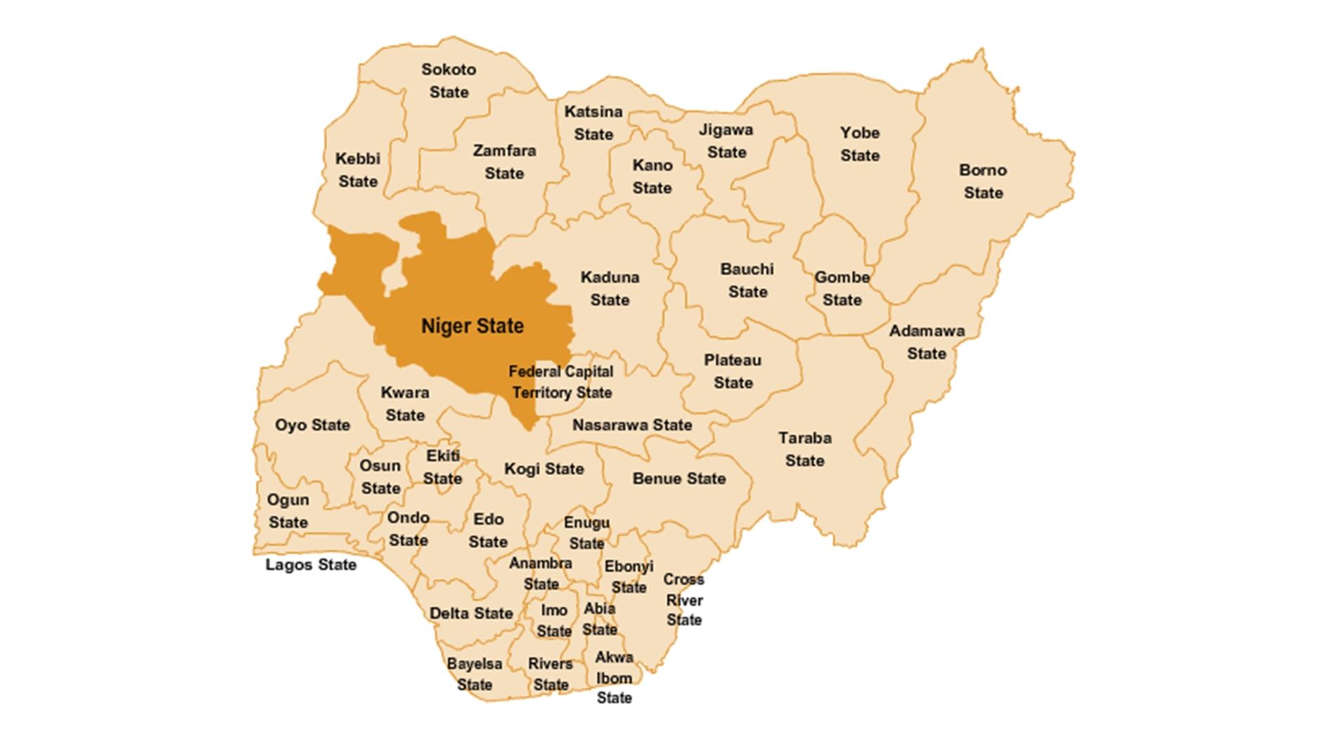 Niger State map