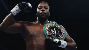Nigerian-born British heavyweight contender, Lawrence Okolie