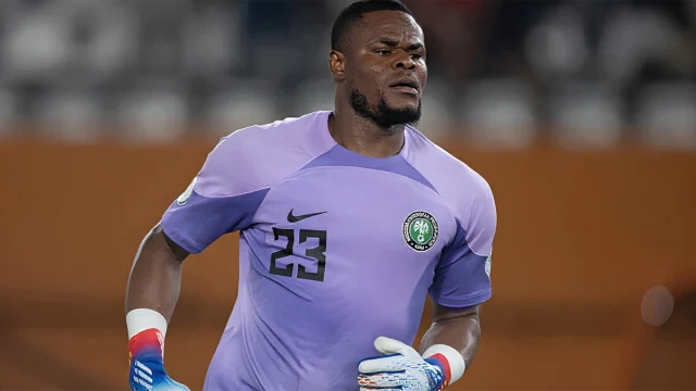 Nigeria’s goalkeeper, Stanley Nwabali