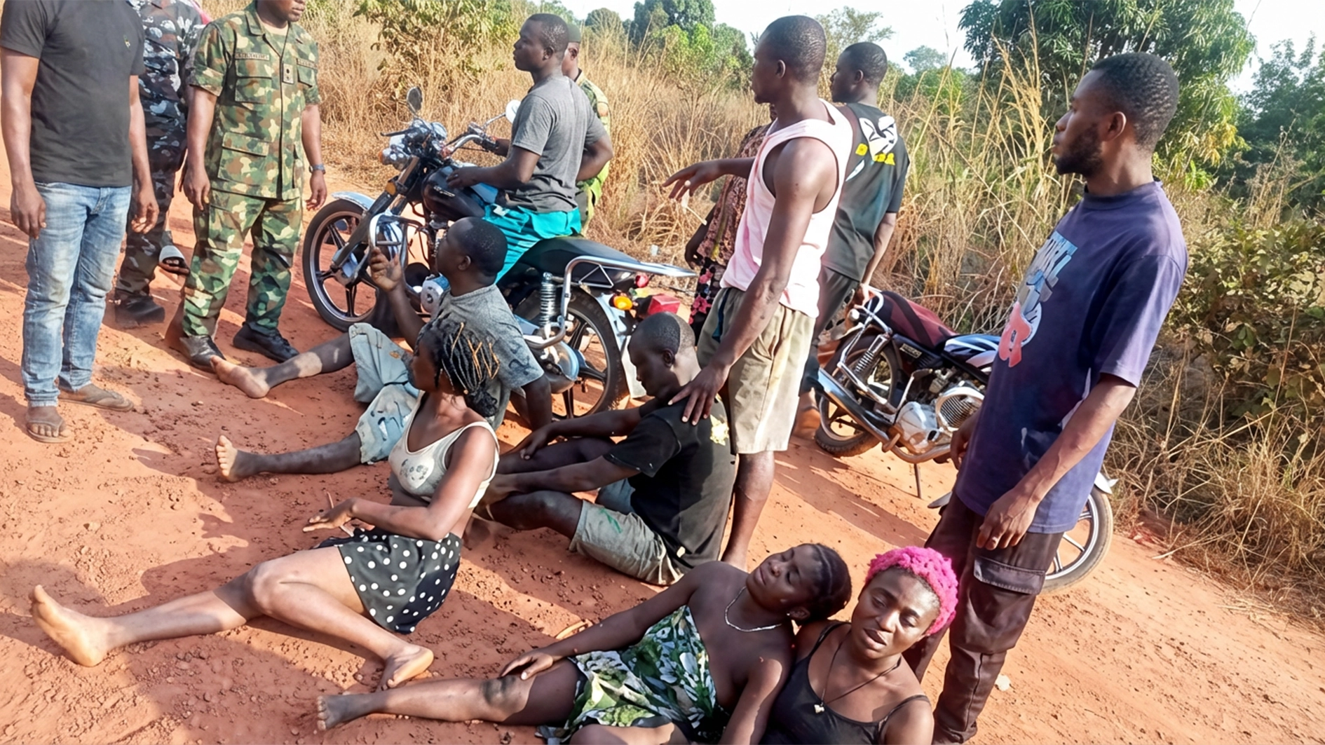 Rescued victims