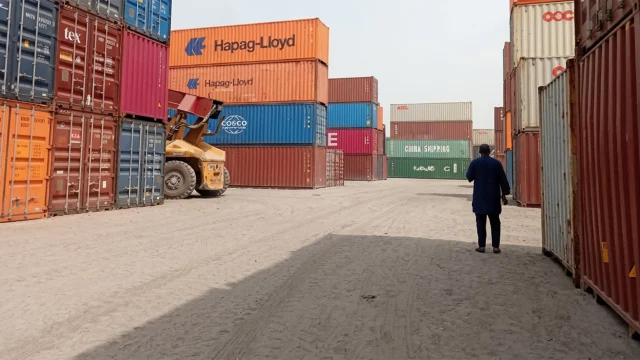 Seaport terminal in Lagos