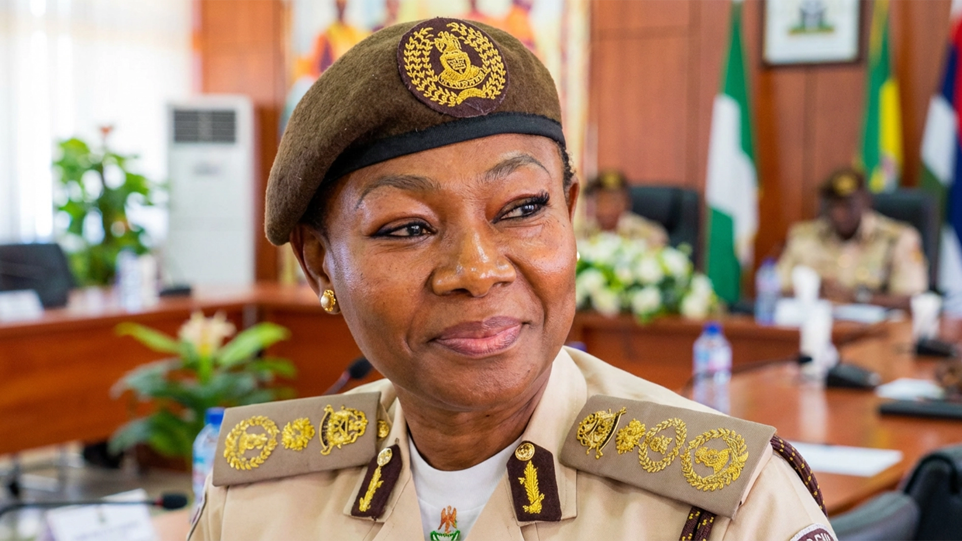 The Comptroller General of the Nigeria Immigration Service (NIS), Kemi Nandap
