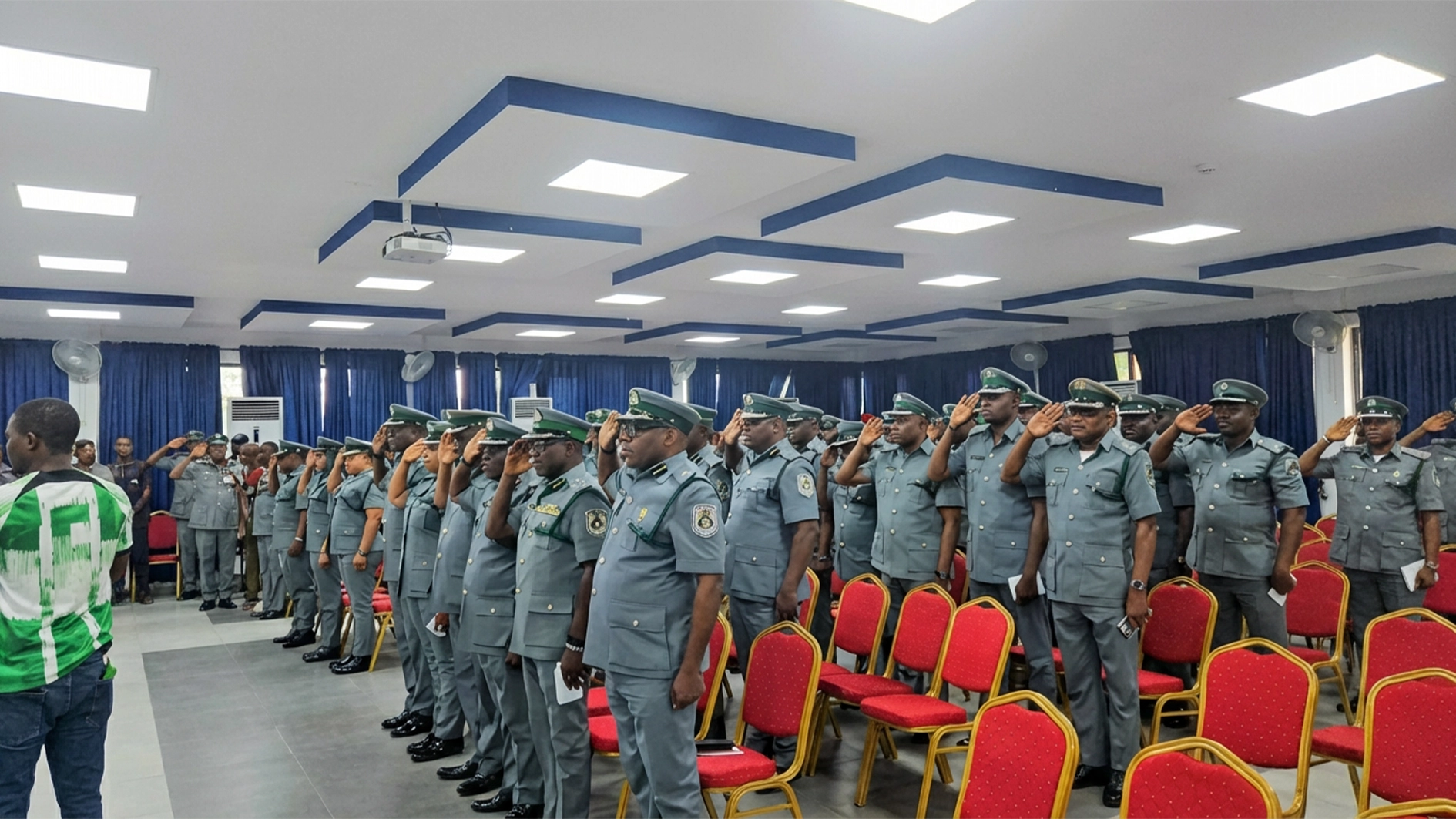 The Nigeria Customs Service (NCS) Ogun 1 Area Command, Idiroko has decorated over 50 newly-promoted officers