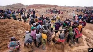 illegal mining in North
