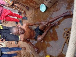 In Pictures: 37-year-old man rescued from well in Oyo