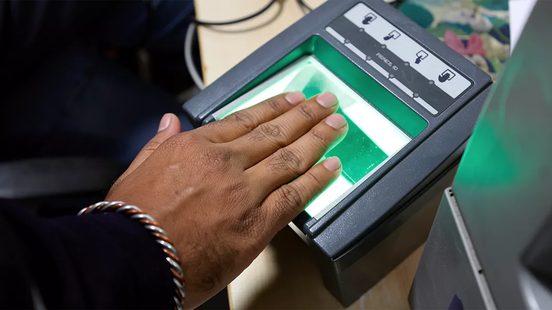 A biometric capturing tool.