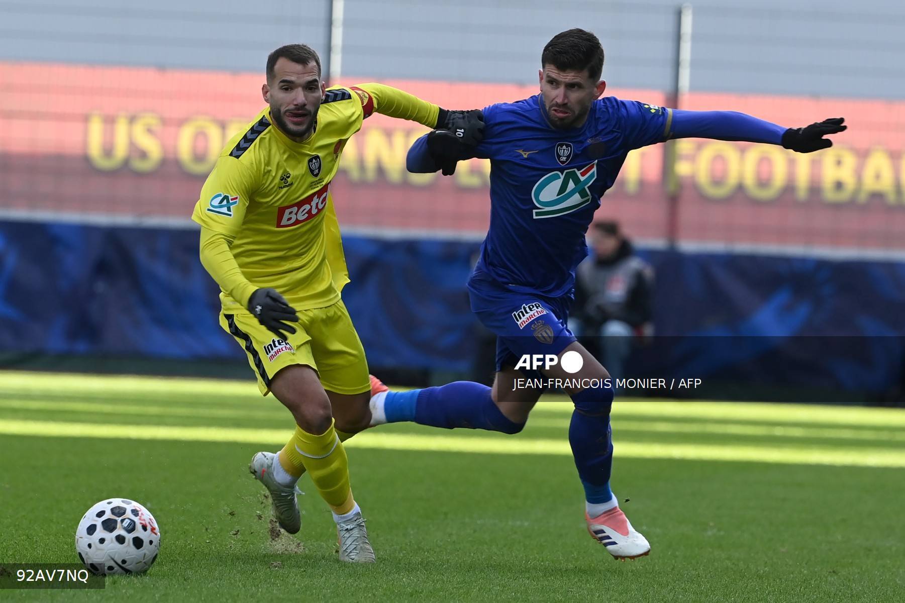 AFMonaco cling on with 10 men to avoid French Cup shockP__20260110__92AV7NQ__v1__Mockup__FblFraCupOrleansMonaco