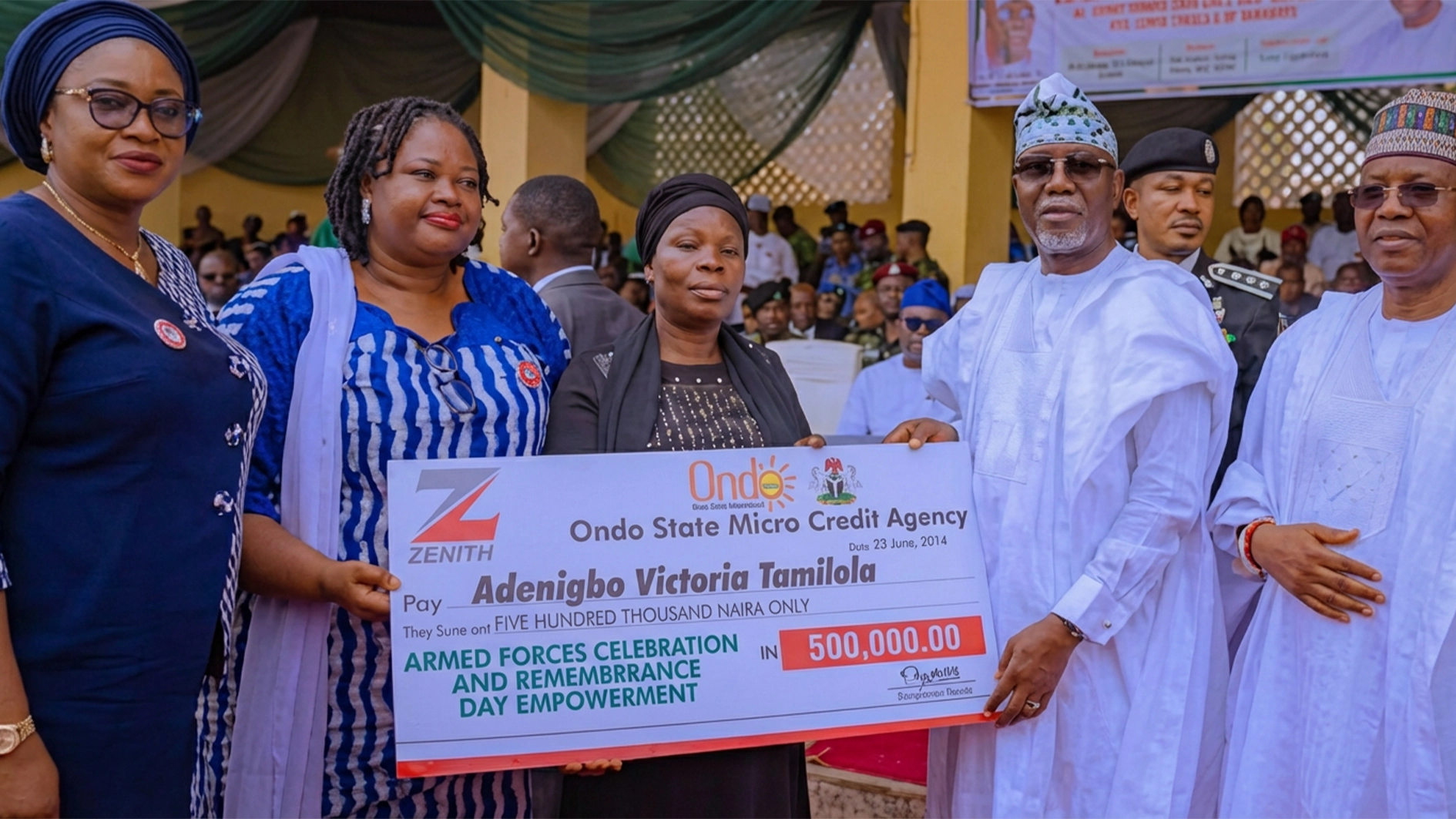 Aiyedatiwa disburses N50m non-interest loan to widows of fallen heroes
