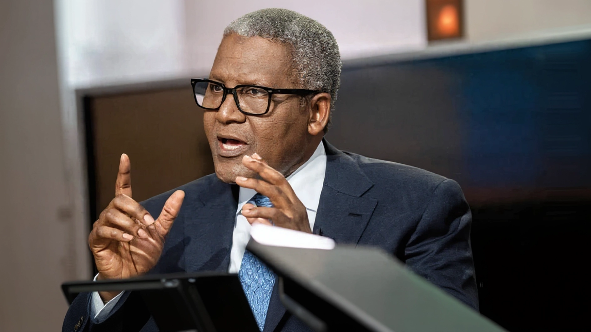 Aliko Dangote, president and chief executive officer of Dangote Group. Photo Bloomberg