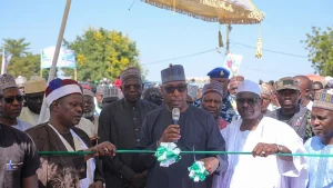 Borno State Governor Babagana Zulum commissions a fully remodelled “second chance school” for vulnerable girls