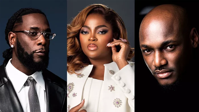Burna Boy, Funke Akindele and 2Baba