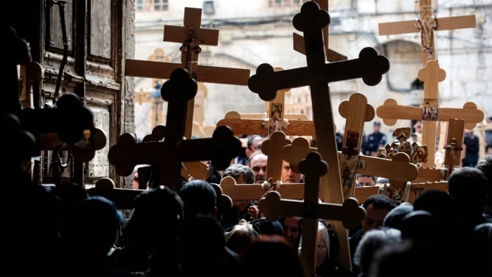 Christian pilgrims