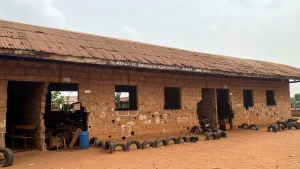 Classroom at Odokekere High School.