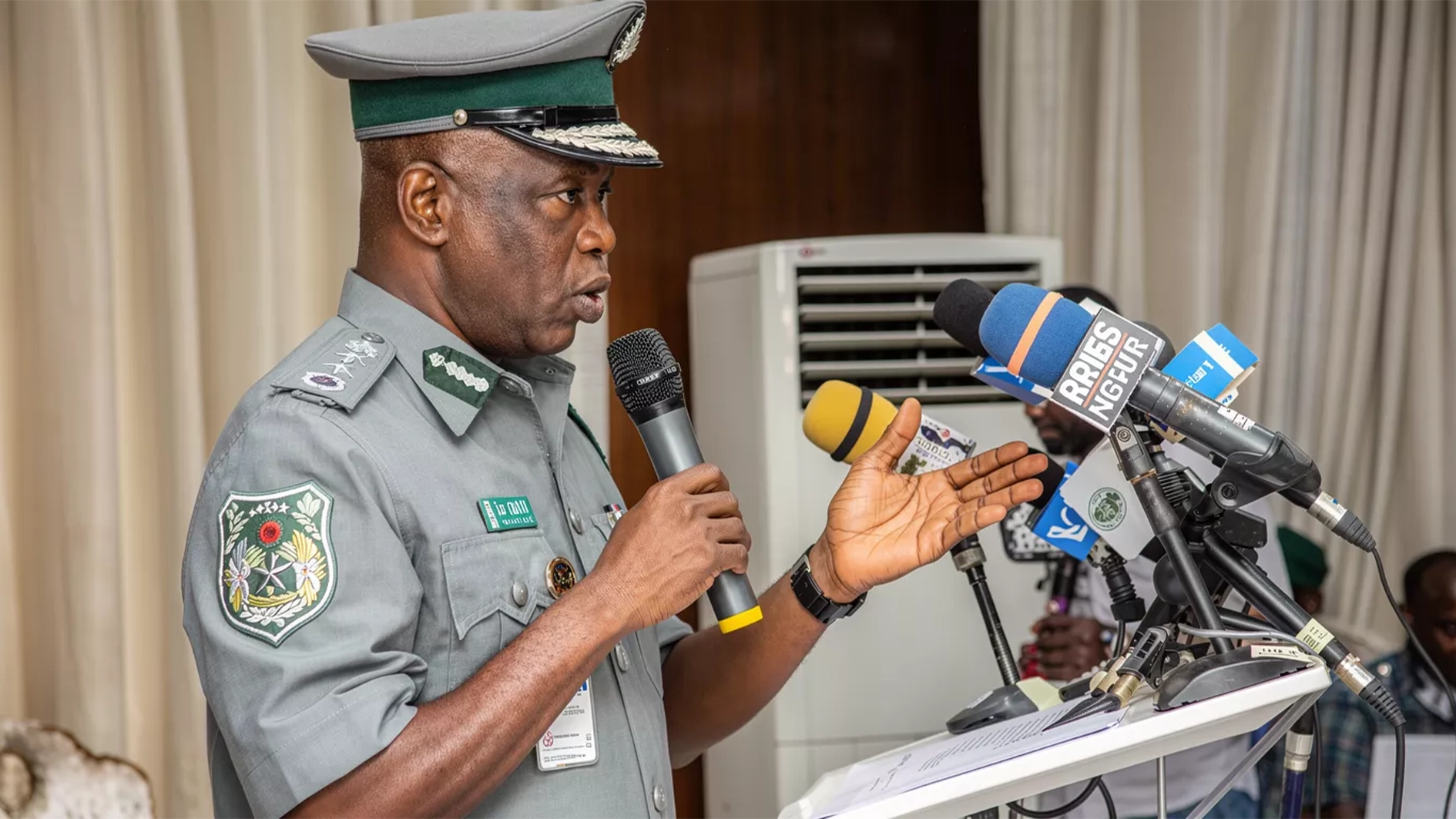 Comptroller-General of Customs, Dr Bashir Adewale Adeniyi,
