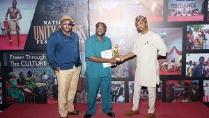 DannyTheProphet receives The Young International Artiste of the Year award