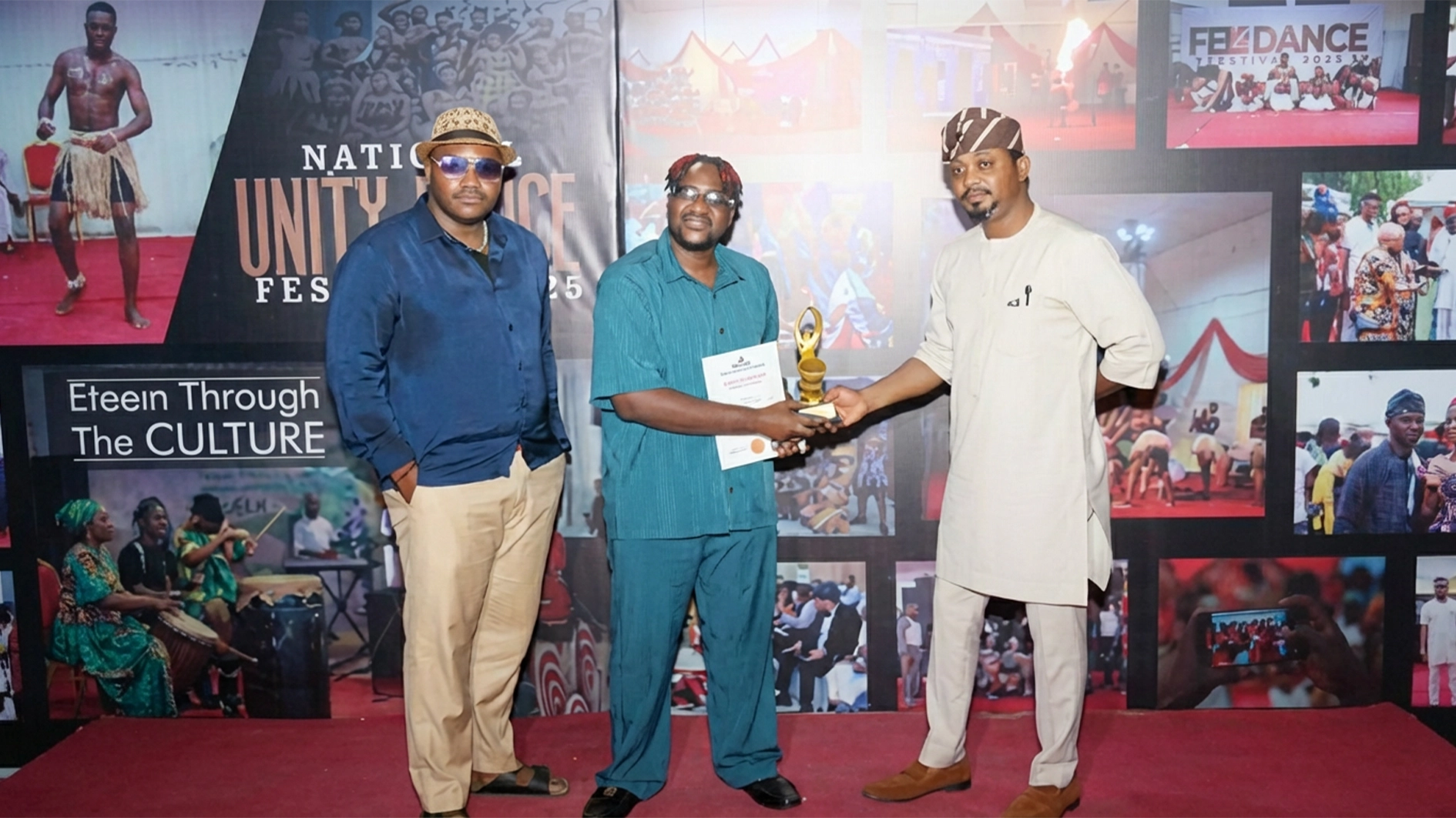 DannyTheProphet receives The Young International Artiste of the Year award