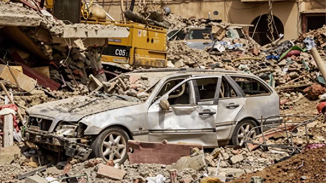 Debris of Bodija explosion