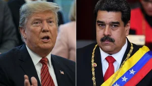Donald Trump and Nicolás Maduro