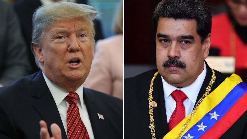 Donald Trump and Nicolás Maduro