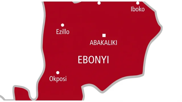 Ebonyi State map
