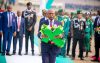 Governor of Enugu State, Dr Peter Mbah, lays a wreath at a cenotaph in honour of the nation’s fallen heroes during the 2026 Armed ForcesRemembrance Day ceremony at Okpara Square, Enugu, yesterday.