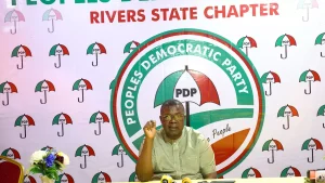 Factional caretaker chairman of the PDP in Rivers State, Dr Nname Ewor