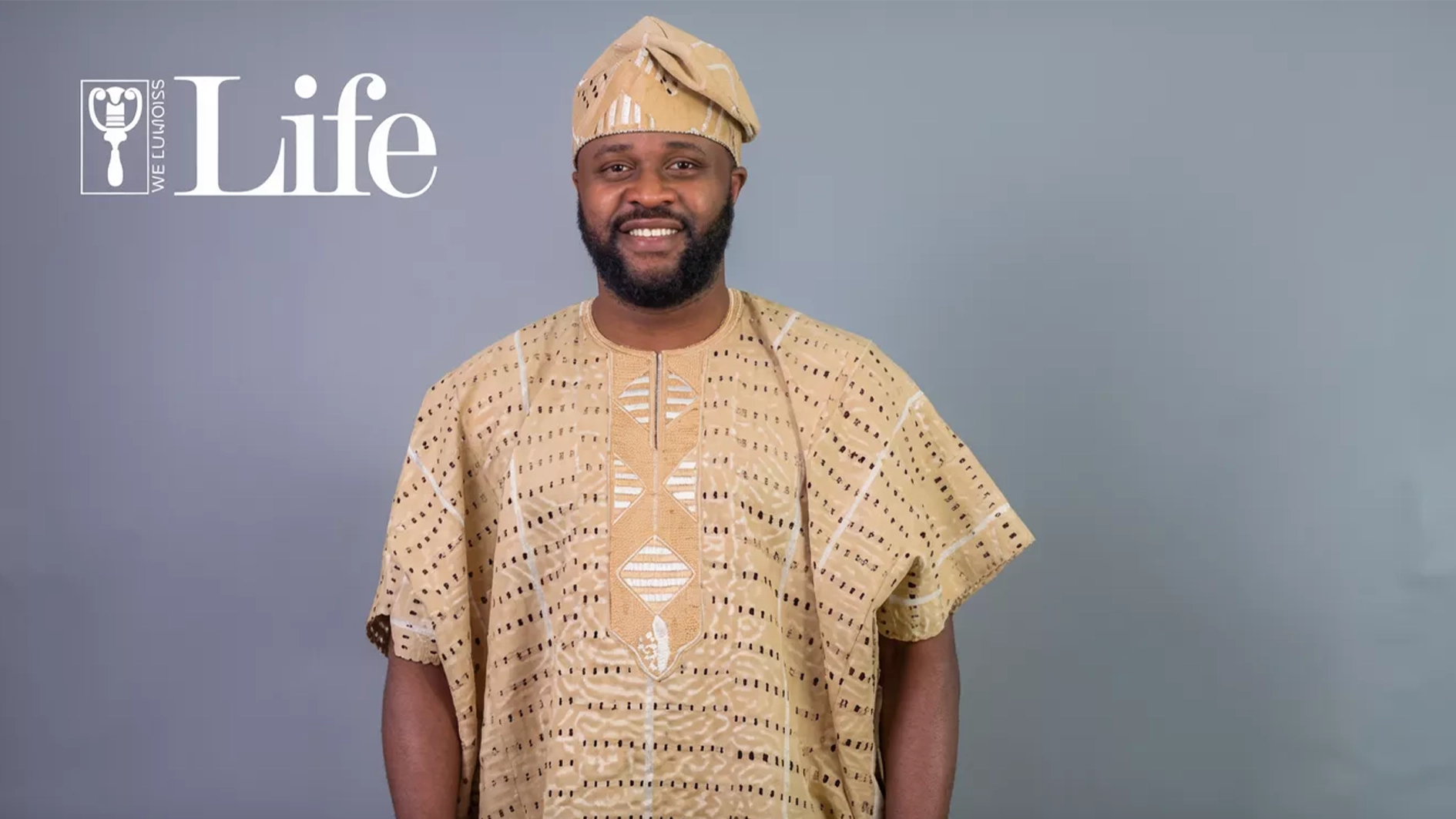 Femi Adebayo on the cover of Guardian Life Magazine.