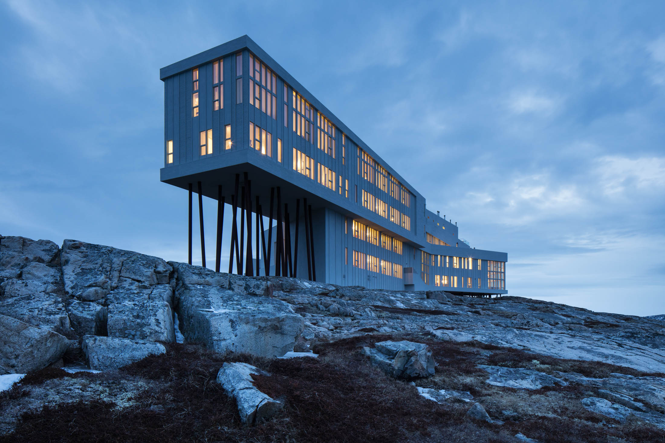 Fogo Island Inn, Newfoundland, Canada. Photo from Instagram