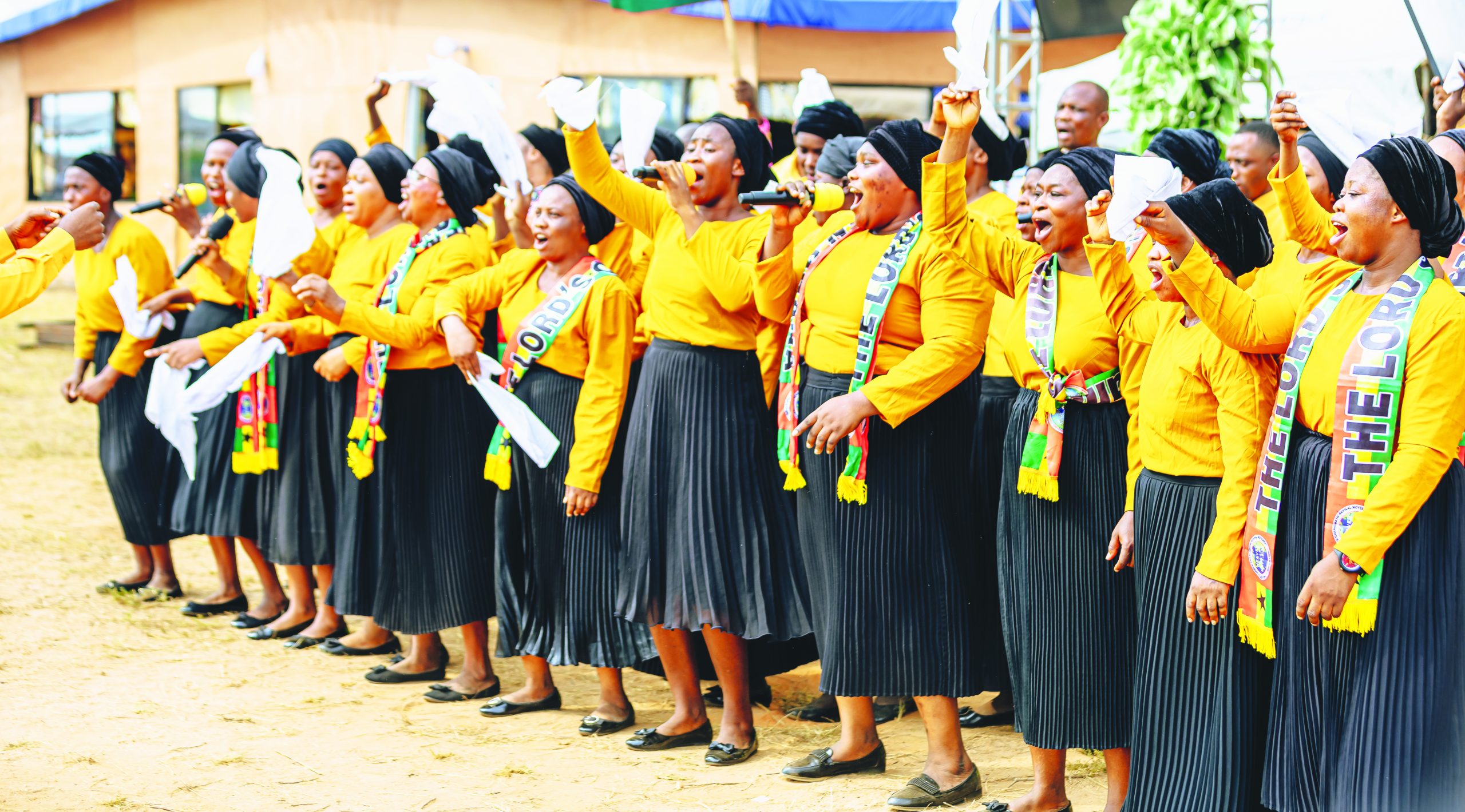 Ghana choir thrilling the congregation at Mgbidi 2026 Crusade