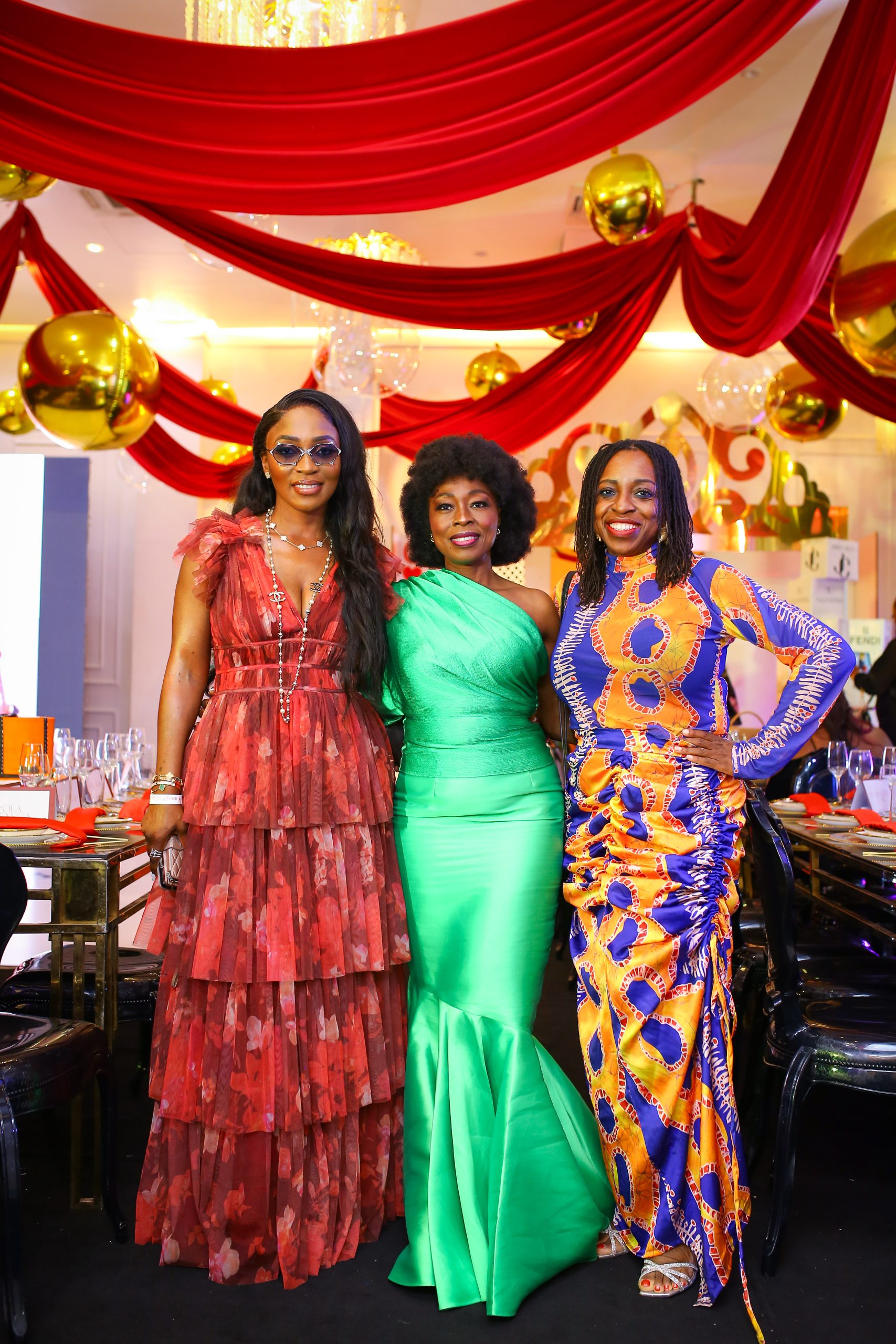 Guests at Qbeescloset's intimate end-of-year dinner