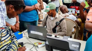 INEC Voter registration. PHOTO NTA.ng