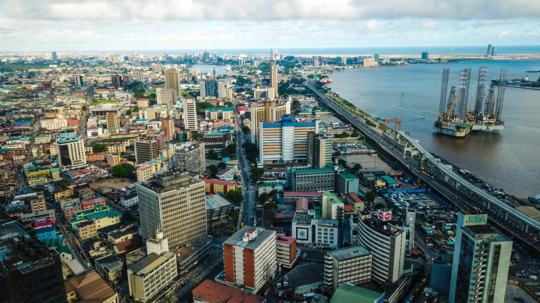 Lagos aerial view