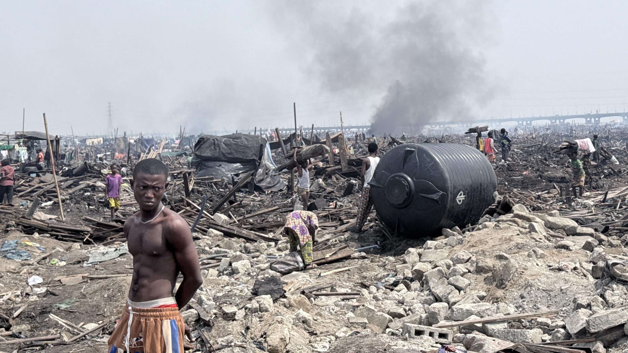 Makoko after demolition