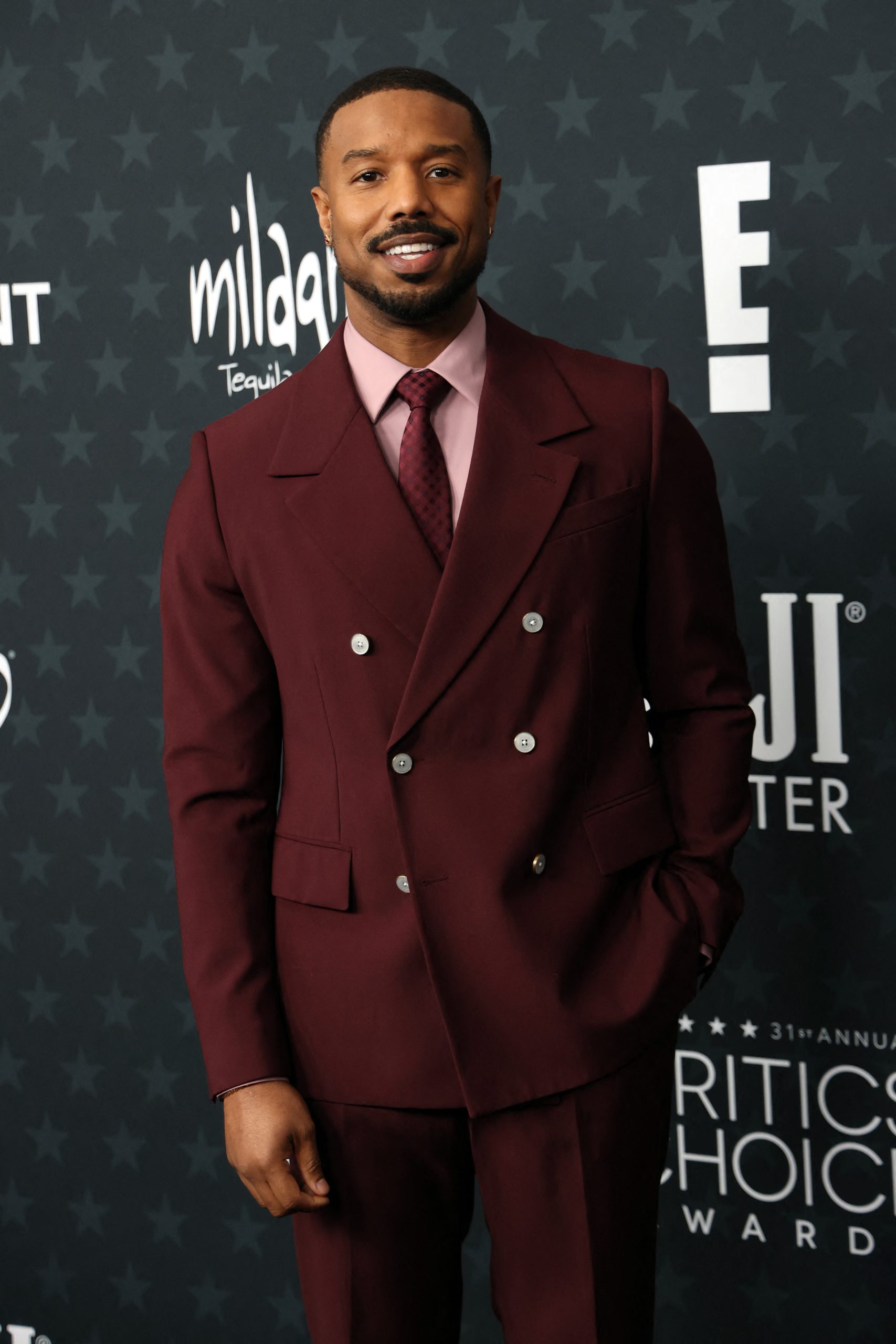 US actor Michael B. Jordan attends the 31st Annual Critics Choice Awards at Barker Hangar in Santa Monica, California, on January 4, 2026. (Photo by Michael Tran / AFP)
