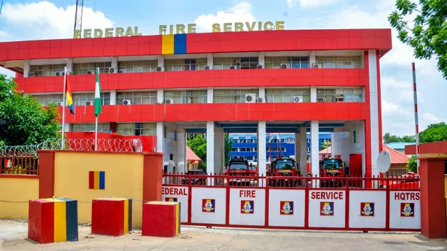 NEWLY RENOVATED FEDERAL FIRE SERVICE HEADQUARTERS, ABUJA PHOTO: Tina Abeku