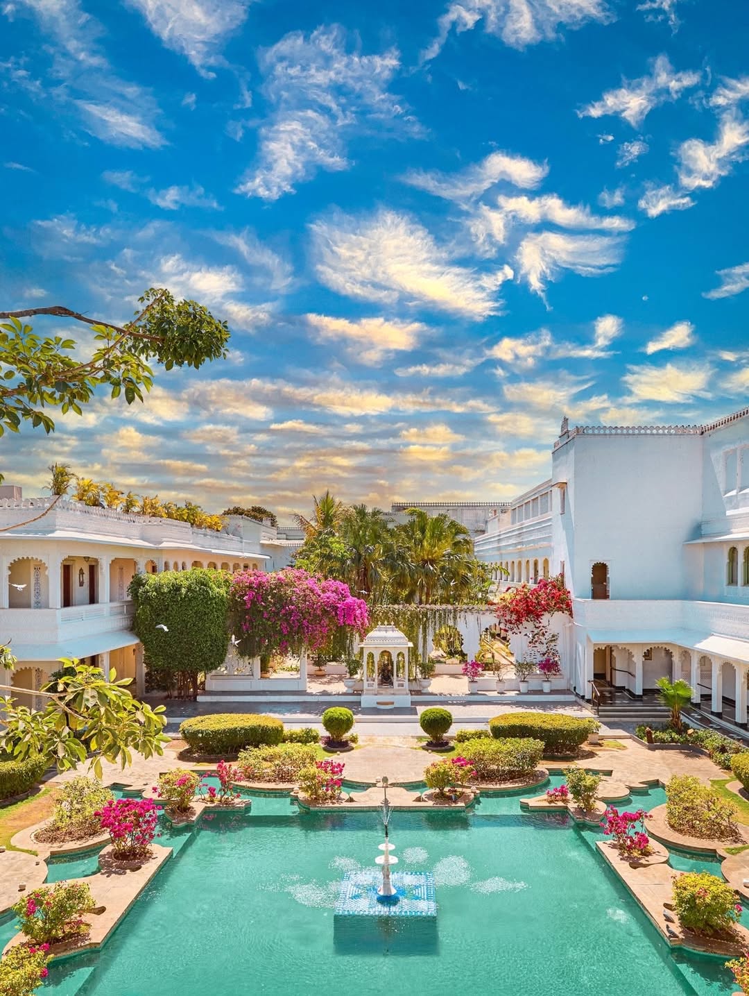 Taj Lake Palace, Udapor, India. Photo from Instagram
