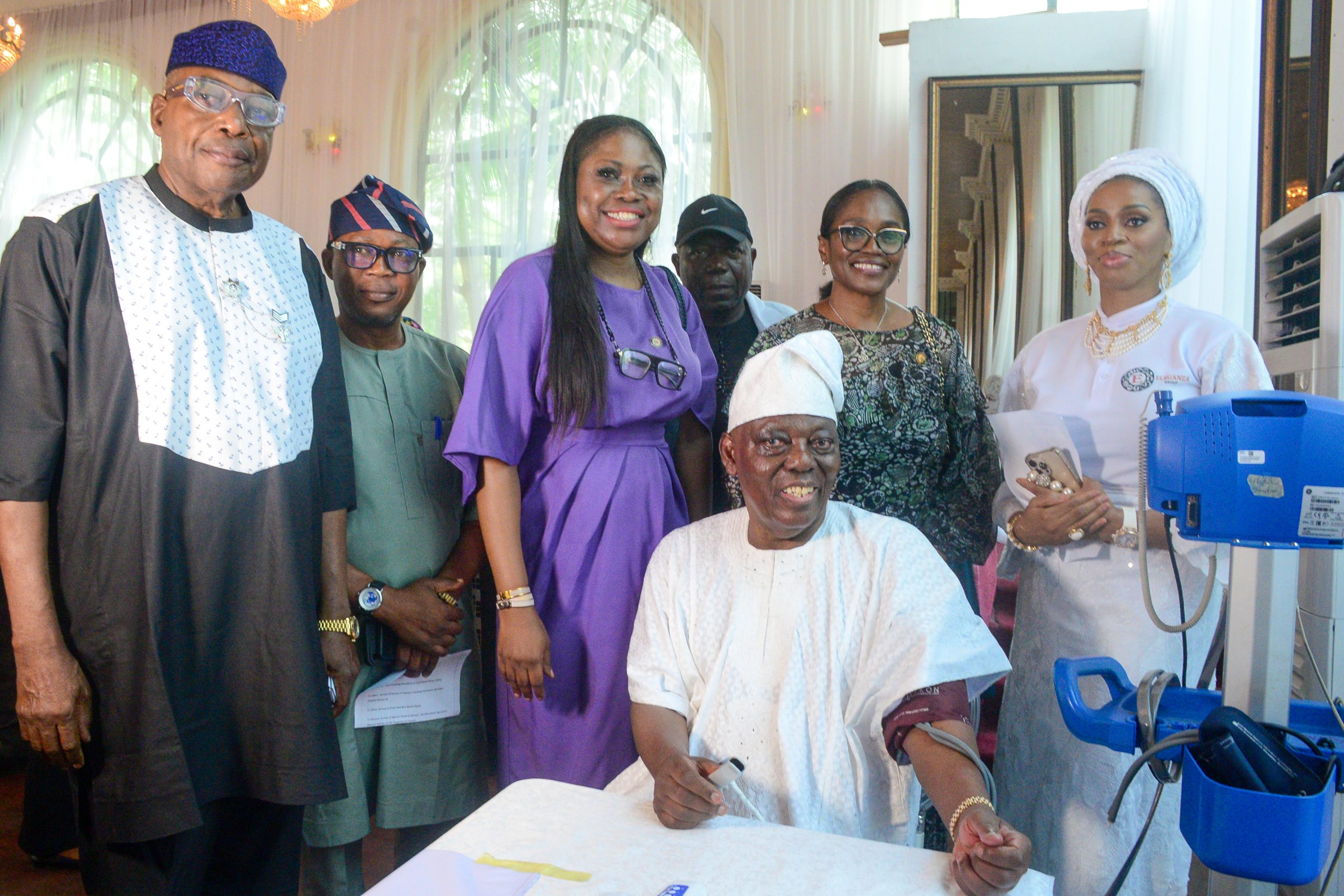 Some of the beneficiary at the medical outreach