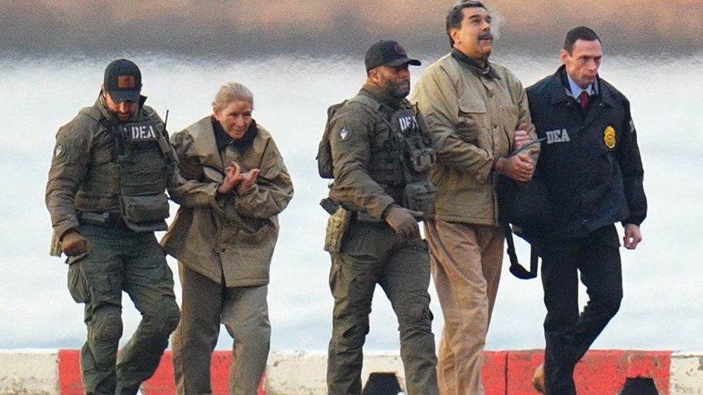 Ousted Venezuelan President Maduro being arraigned in U.S. court yesterday.